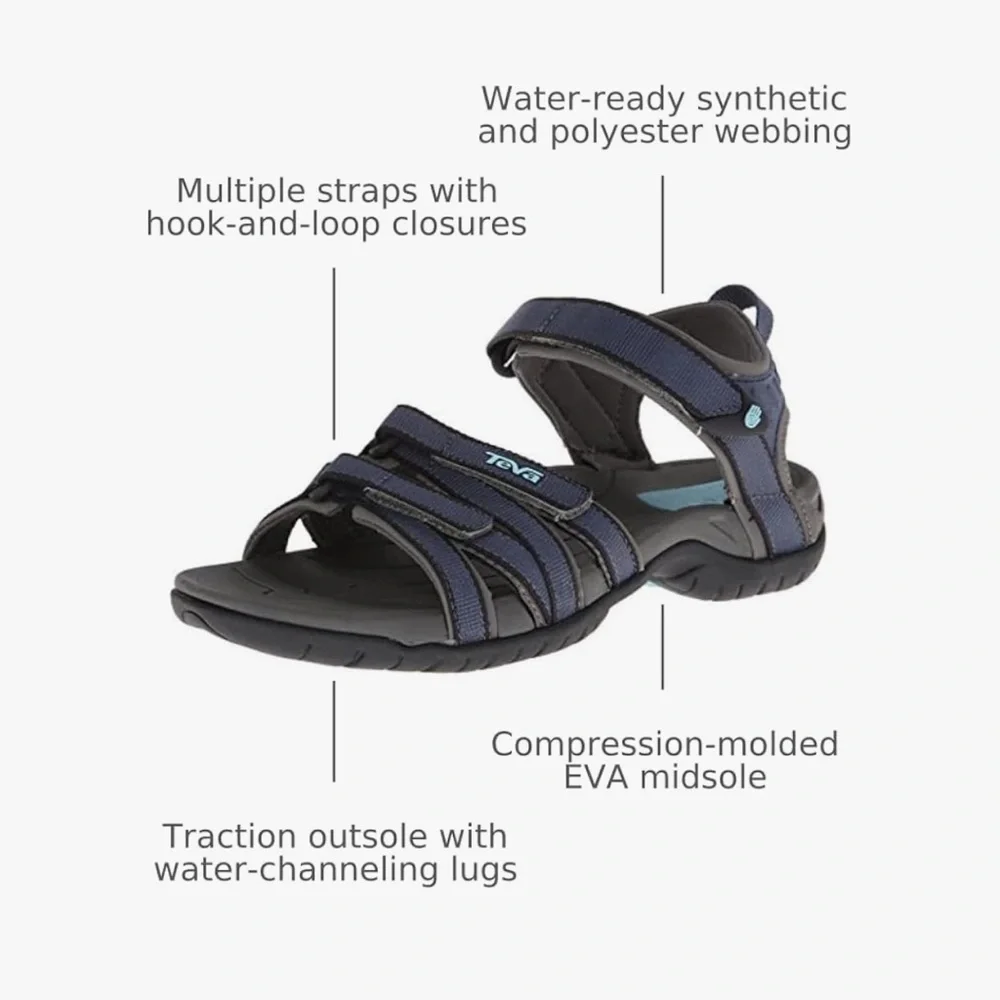 Teva Dark Blue Adjustable Sandals - Picture 2 of 3